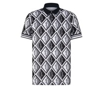 Funktions-Polo-Shirt Ron für Herren - Schwarz/Weiß