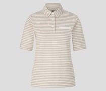 Polo-Shirt Peony für Damen - Beige/Weiß