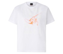 FIRE+ICE T-Shirt Cala für Damen - Weiß/Orange