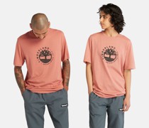 Refibra Unisex-t-shirt Mit Grafiklogo In braun