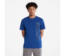 T-shirt Mit Seitlichem Logo In Dunkel