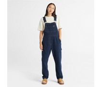 Denim-latzhose Aus Bio-baumwolle