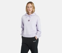 Loopback-hoodie In Violett Violett