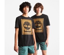 All Gender T-shirt Mit Logo In Und Gelb
