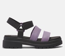 London Vibe Sandale Mit Drei Riemen In Violett Violett