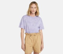 Batik-t-shirt In Violett Violett