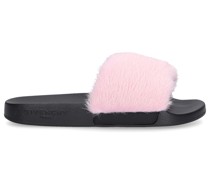 Women Sandals PARIS mink Fur rubber