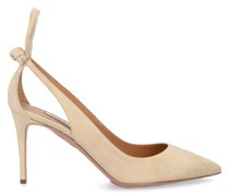 Pumps BOW TIE 85 Veloursleder