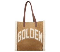 Handtasche CALIFORNIA GOLDEN Veloursleder