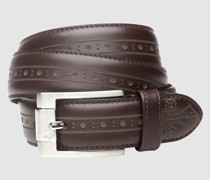 Gürtel NANDOR BROGUE SC Kalbsleder