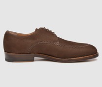 Businessschuhe Derby LUZERN PLAIN BD Nubukleder