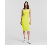 Jersey-kleid mit Zierausschnitt, Frau, Tender Shoots