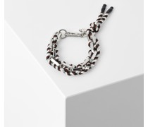K/summer gewebtes kettenarmband, Frau, Schwarz