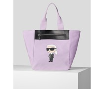 K/ikonik -karl-taschen-shopper mit Reissverschluss, Frau, Pastel Lilac