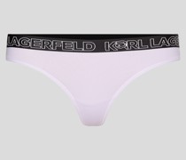 Karl Ikonik Tanga mit Logo, Frau, Pastel Lilac