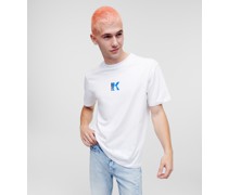 Kl Jeans, Klj k-logo T-shirt, Mann, Weiss