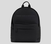 K/essential Rucksack aus Leder, Mann, Schwarz