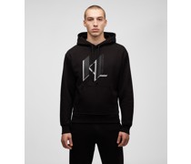 Kl Monogram Loungewear-kapuzenpullover, Mann, Schwarz