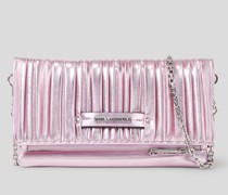 K/kushion Metallic-portemonnaie mit Kette, Frau, Pink Mist