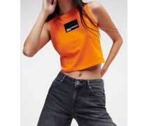Kl Jeans, Klj Cropped-weste, Frau, Leuchtend Orange