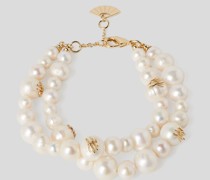 K/autograph Zweireihiges Perlen-armband, Frau, Gold