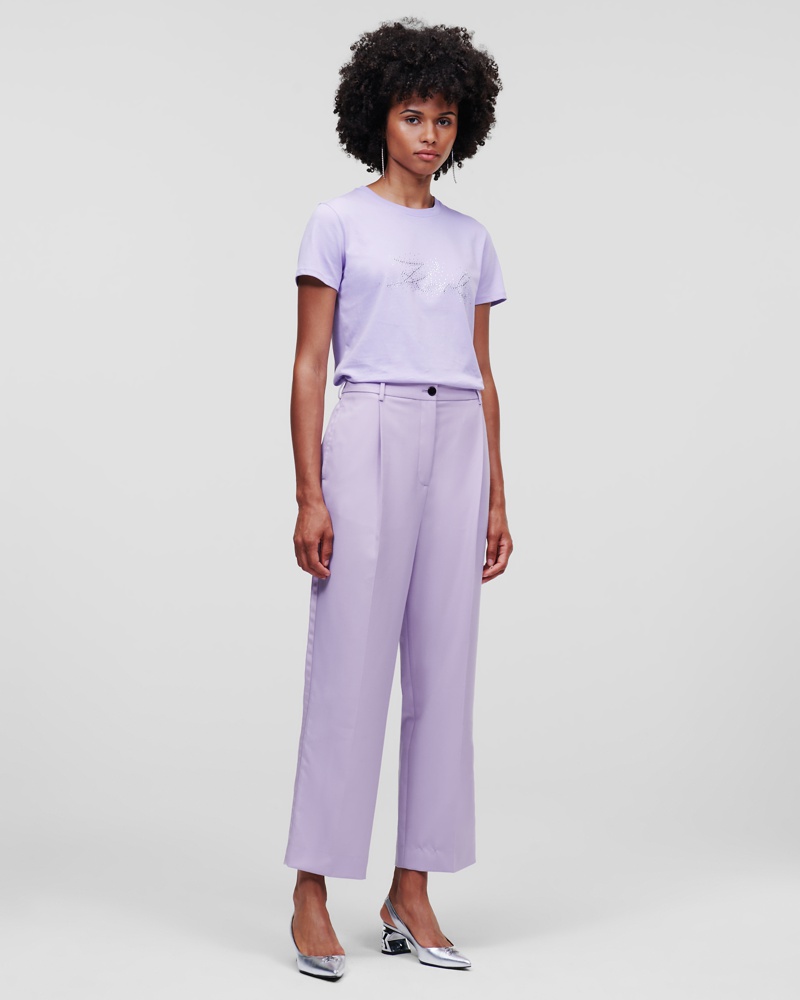 Karl Lagerfeld Damen Couture-hose Frau Lavendel Karl Lagerfeld Damen Couture-hose Frau Lavendel