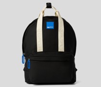Kl Jeans, mittelgroßer Klj-rucksack mit Logo-aufnäher, Mann, Schwarz