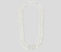 K/monogram pavé-gliederkette, Frau, Silver