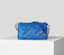 K/signature soft baguette in Stepp-optik, Frau, Kräftiges Blau
