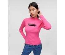 Klj-pullover mit Stehkragen, Frau, Shocking Pink
