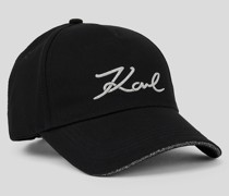 K/signature Kappe mit Strasssteinen, Frau, Schwarz