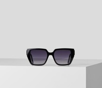 Karl x amber valletta Blok-sonnenbrille, Frau, Schwarz