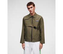 Sommerjacke mit Abnehmbarer Tasche, Mann, Khaki