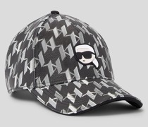 K/ikonik monogram Kappe, Frau, Schwarz