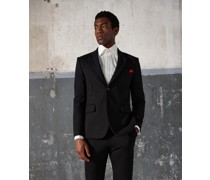 Punto-jacke Im Couture-stil, Mann, Schwarz