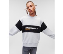 Kl Jeans, Klj Logo-block-sweatshirt, Mann, Grey Melange