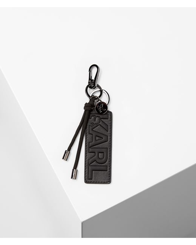 Karl Lagerfeld Schlüsselanhänger Anhänger aus Leder Tasche Geldbörse Schlüssel 