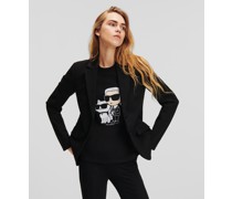 Punto-jacke, Frau, Schwarz