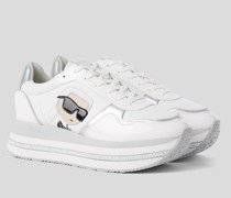 Karl velocita ii nft-sneaker, Frau, Weiss/silber
