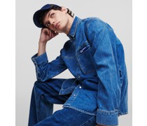 Kl Jeans, Klj Denim-hemd, Mann, Gewaschen mittelblau