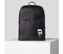 K/ikonik  rucksack aus Leder, Frau, Schwarz