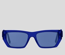 Kl monogramm-sonnenbrille mit Logo, Mann, Blau