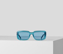 Karl-logo-sonnenbrille, Frau, Azurblau