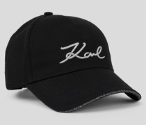 K/signature Kappe mit Strasssteinen, Frau, Schwarz