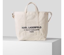 Rue st-guillaume Extra Grosser Canvas-shopper, Frau, Natur