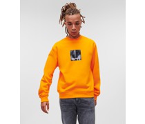 Kl Jeans, Klj sweatshirt, Mann, Leuchtend Orange