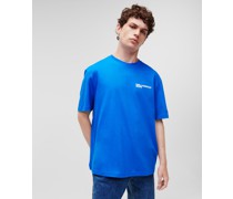 Kl Jeans, Klj Box-logo-t-shirt, Mann, Klj Blue