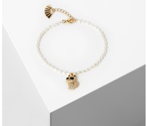 K/ikonik choupette 2.0-pavé-armband mit Perlenanhänger, Frau, Gold