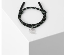 K/summer Gewebtes Ikonik karl-armband, Frau, Schwarz
