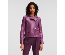 Biker-jacke aus Leder, Frau, Phlox
